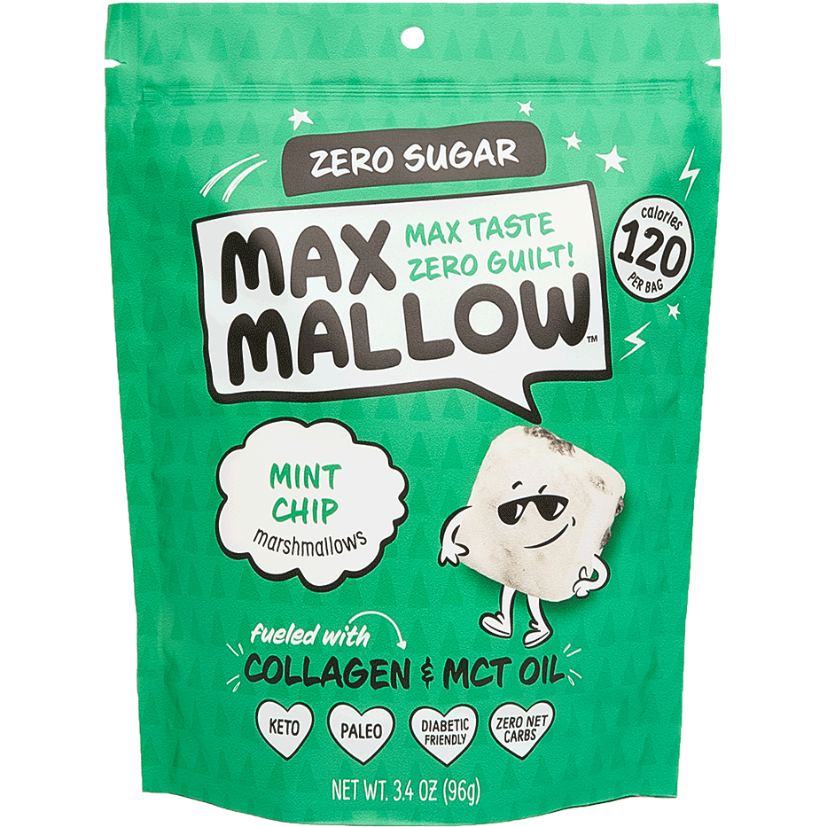 Mint Chip Sugar-Free Marshmallow - Max Sweets